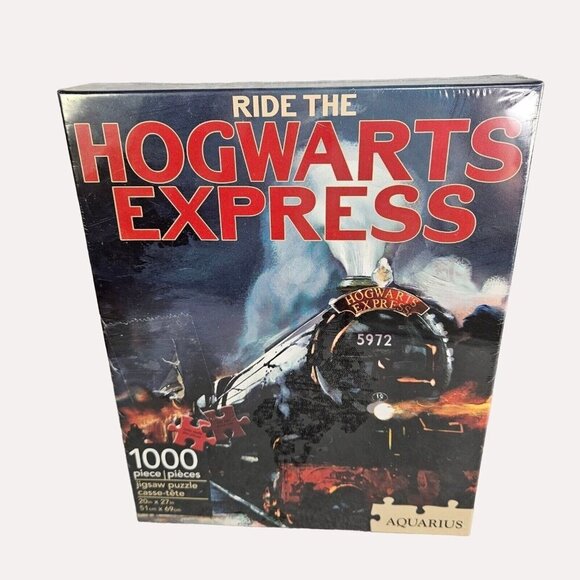Harry Potter Hogwarts Express 1000 Piece Jigsaw‎ Puzzle London Train New READ - Picture 1 of 9